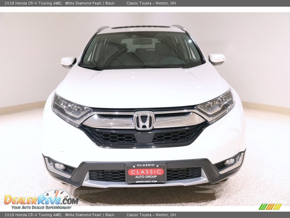 2018 Honda CR-V Touring AWD White Diamond Pearl / Black Photo #2