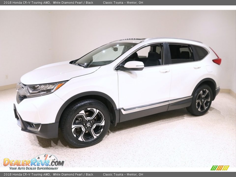 2018 Honda CR-V Touring AWD White Diamond Pearl / Black Photo #3