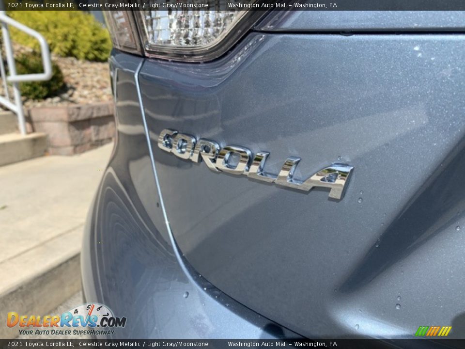2021 Toyota Corolla LE Celestite Gray Metallic / Light Gray/Moonstone Photo #26