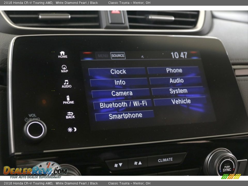 2018 Honda CR-V Touring AWD White Diamond Pearl / Black Photo #20