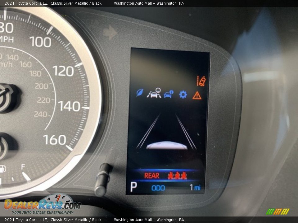 2021 Toyota Corolla LE Classic Silver Metallic / Black Photo #5
