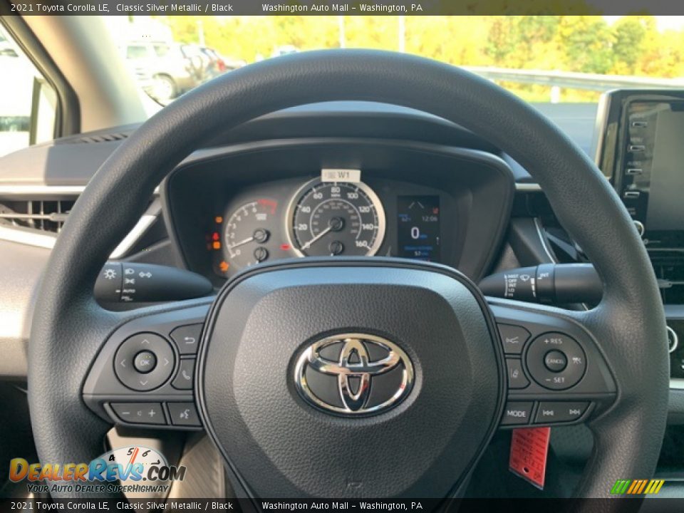 2021 Toyota Corolla LE Classic Silver Metallic / Black Photo #6
