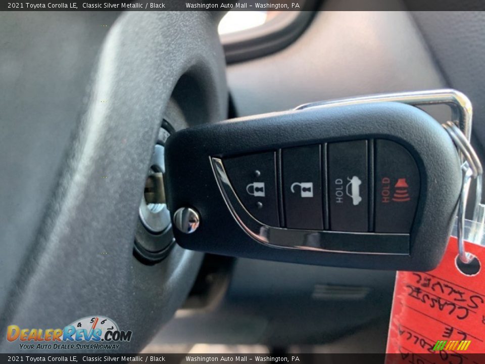 2021 Toyota Corolla LE Classic Silver Metallic / Black Photo #9