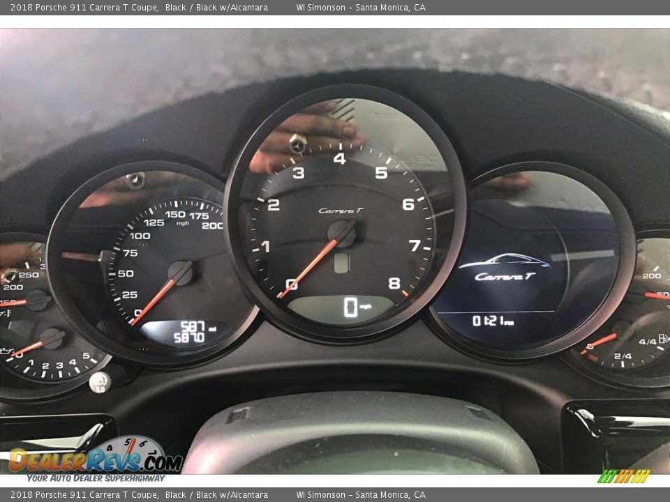 2018 Porsche 911 Carrera T Coupe Gauges Photo #21