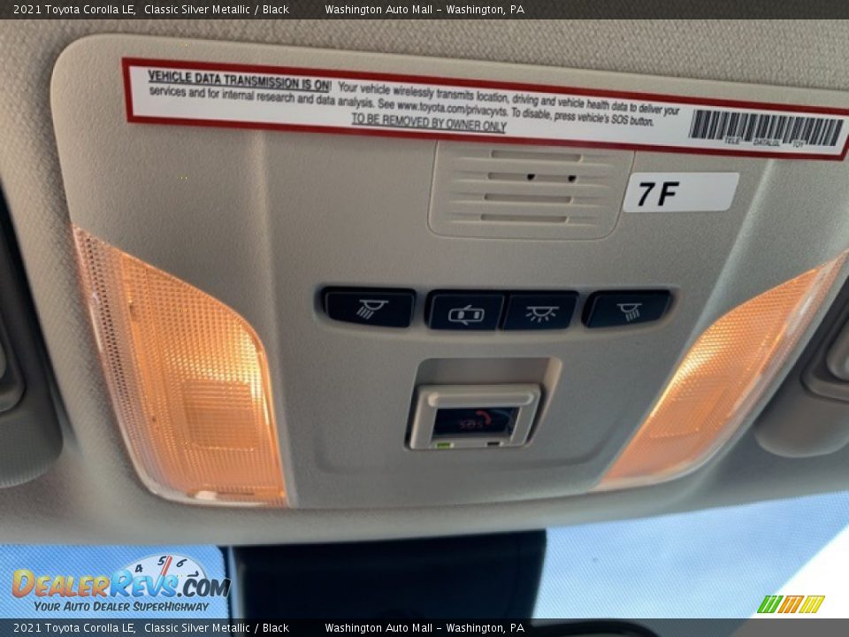 2021 Toyota Corolla LE Classic Silver Metallic / Black Photo #14