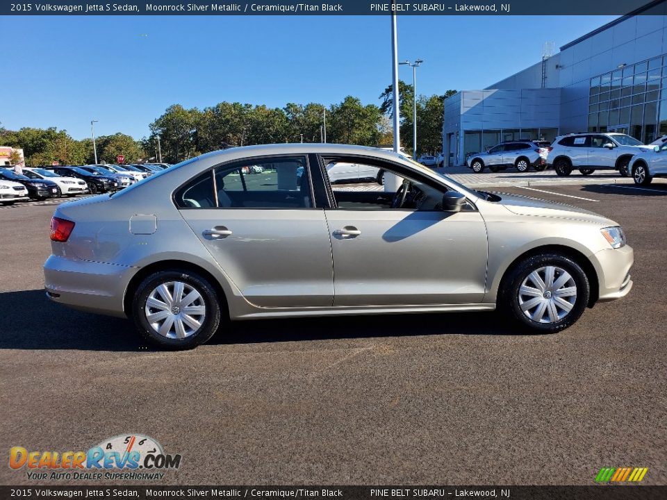 Moonrock Silver Metallic 2015 Volkswagen Jetta S Sedan Photo #19