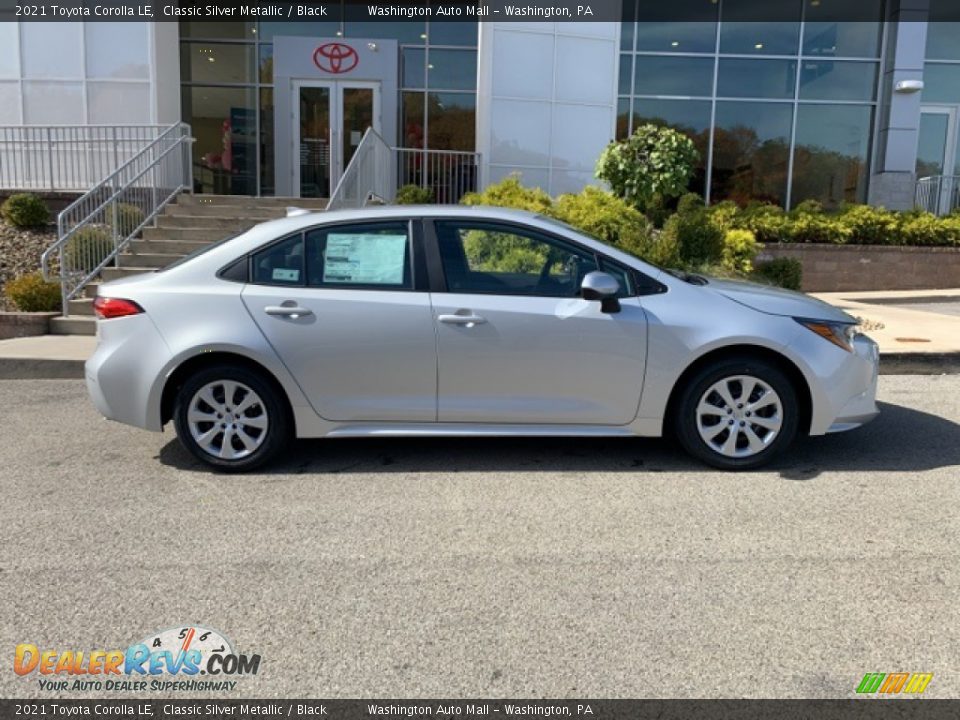 2021 Toyota Corolla LE Classic Silver Metallic / Black Photo #28