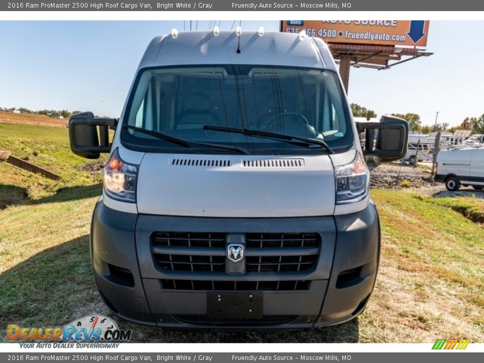 2016 Ram ProMaster 2500 High Roof Cargo Van Bright White / Gray Photo #9