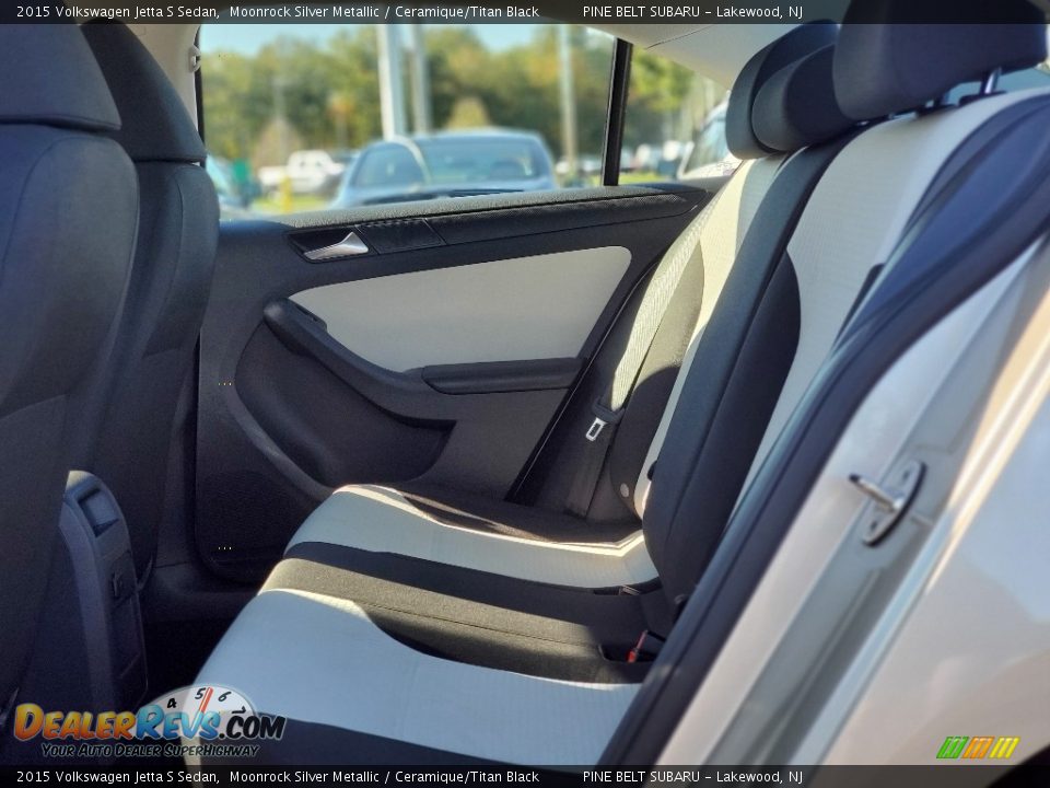 Rear Seat of 2015 Volkswagen Jetta S Sedan Photo #29