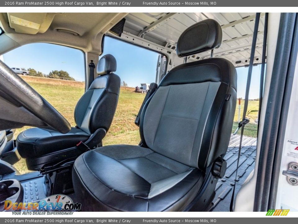 Front Seat of 2016 Ram ProMaster 2500 High Roof Cargo Van Photo #17