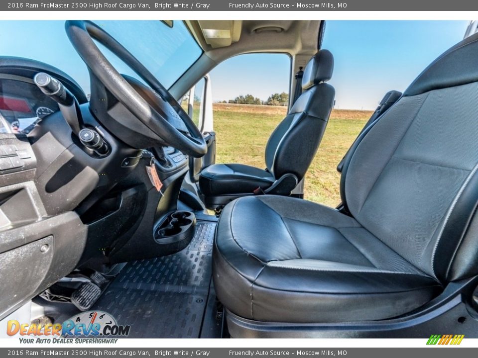 Front Seat of 2016 Ram ProMaster 2500 High Roof Cargo Van Photo #18