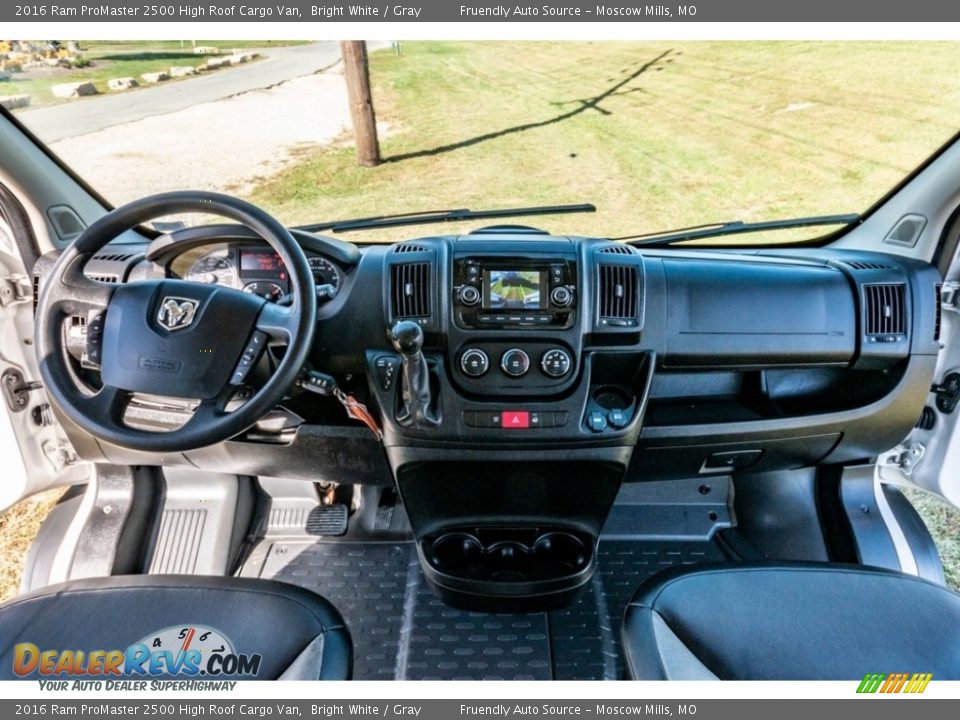 Gray Interior - 2016 Ram ProMaster 2500 High Roof Cargo Van Photo #31