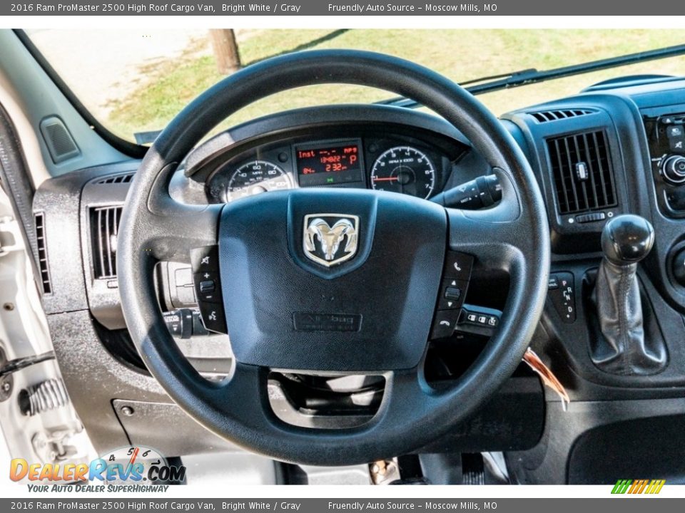 2016 Ram ProMaster 2500 High Roof Cargo Van Steering Wheel Photo #34