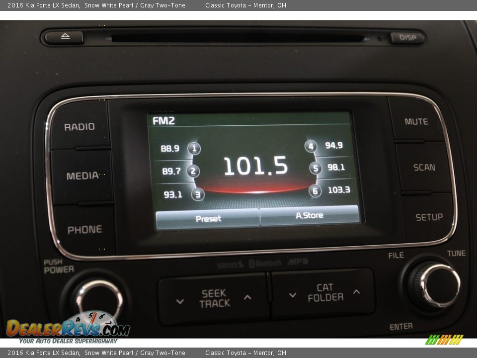 Audio System of 2016 Kia Forte LX Sedan Photo #13