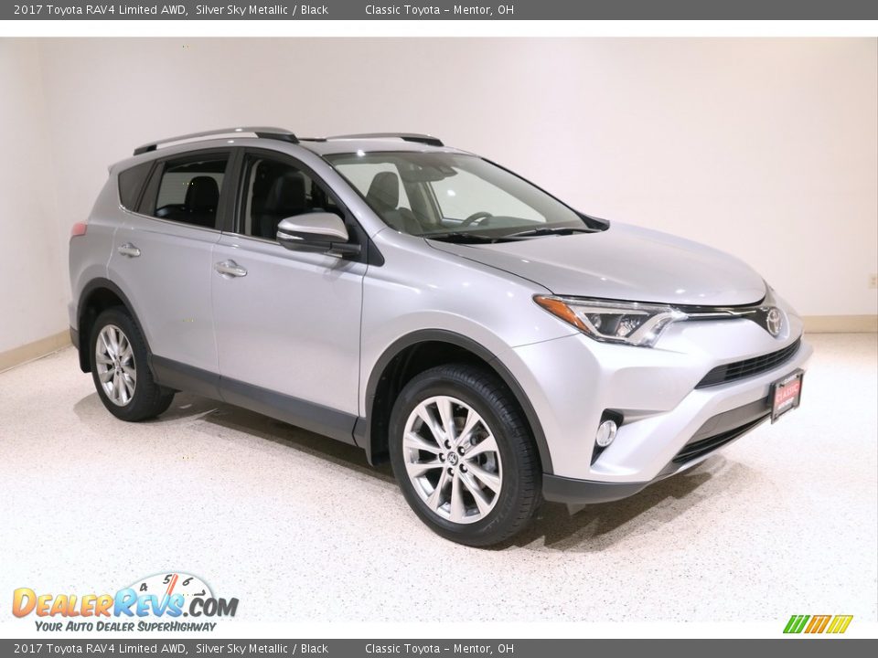 2017 Toyota RAV4 Limited AWD Silver Sky Metallic / Black Photo #1