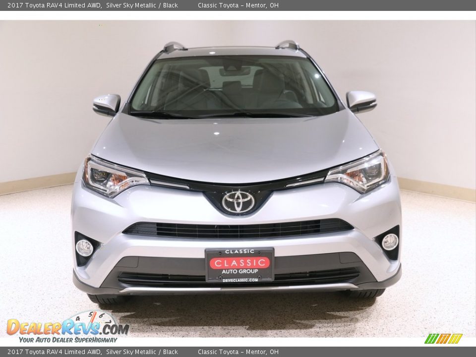 2017 Toyota RAV4 Limited AWD Silver Sky Metallic / Black Photo #2
