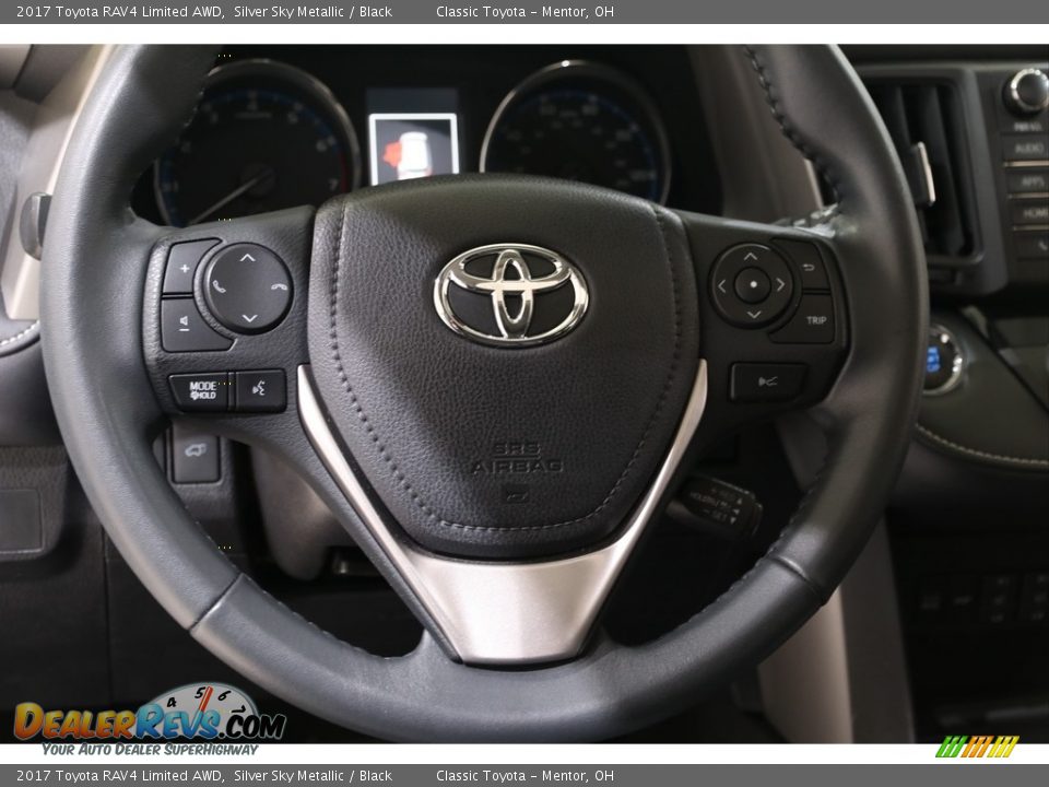 2017 Toyota RAV4 Limited AWD Silver Sky Metallic / Black Photo #8