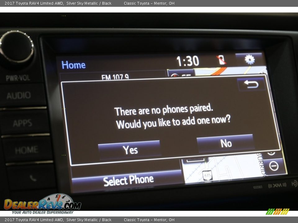 2017 Toyota RAV4 Limited AWD Silver Sky Metallic / Black Photo #17