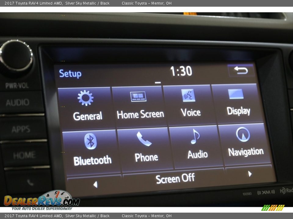 2017 Toyota RAV4 Limited AWD Silver Sky Metallic / Black Photo #18