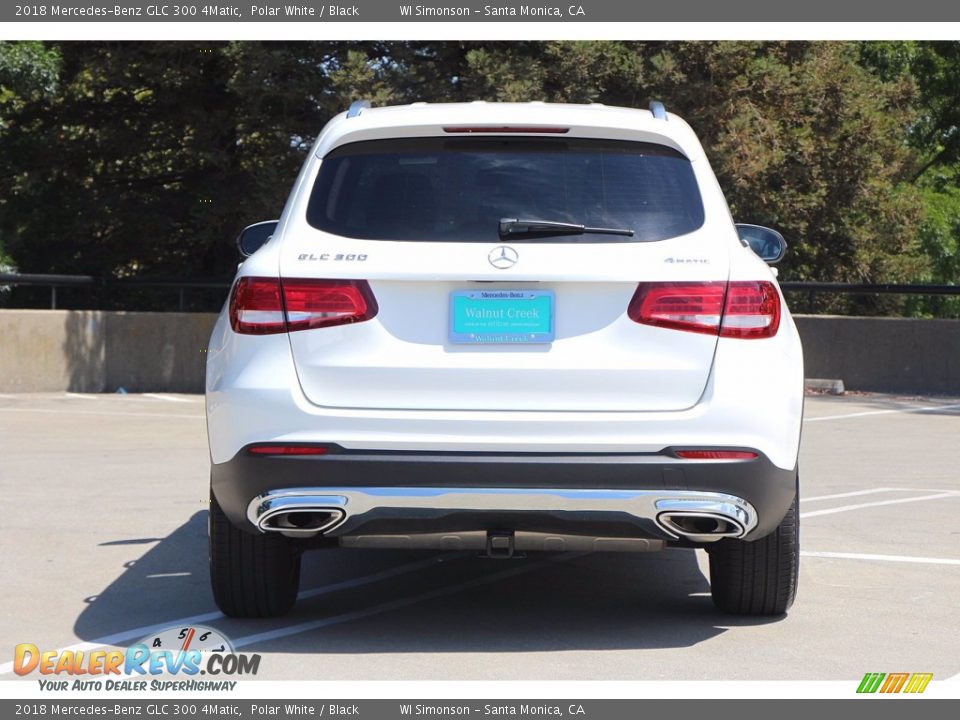 2018 Mercedes-Benz GLC 300 4Matic Polar White / Black Photo #7