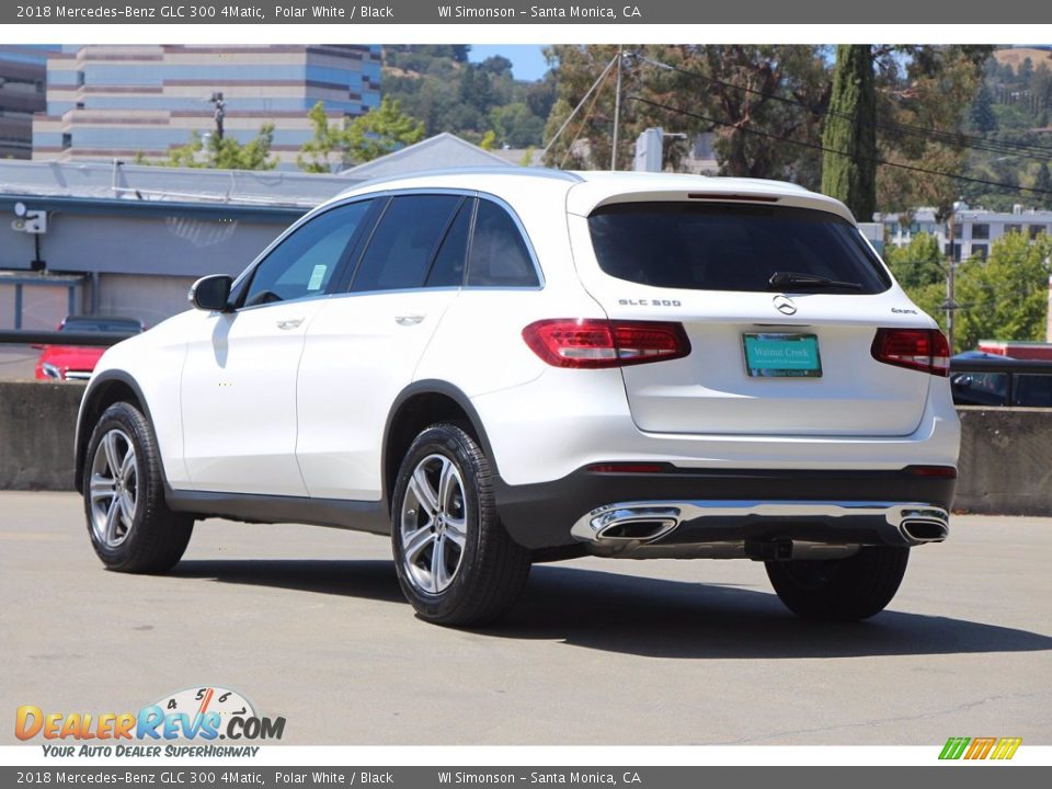 2018 Mercedes-Benz GLC 300 4Matic Polar White / Black Photo #8