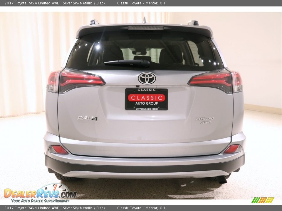 2017 Toyota RAV4 Limited AWD Silver Sky Metallic / Black Photo #27