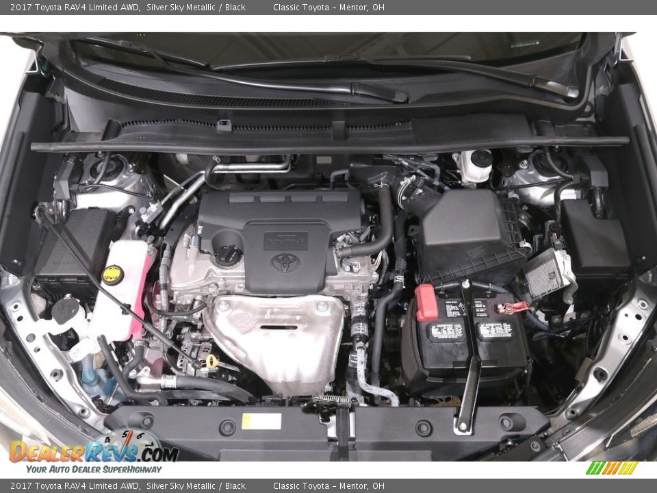 2017 Toyota RAV4 Limited AWD Silver Sky Metallic / Black Photo #28