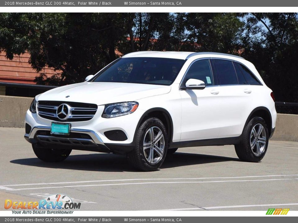 2018 Mercedes-Benz GLC 300 4Matic Polar White / Black Photo #11