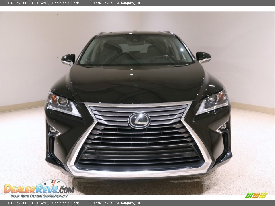 2018 Lexus RX 350L AWD Obsidian / Black Photo #2