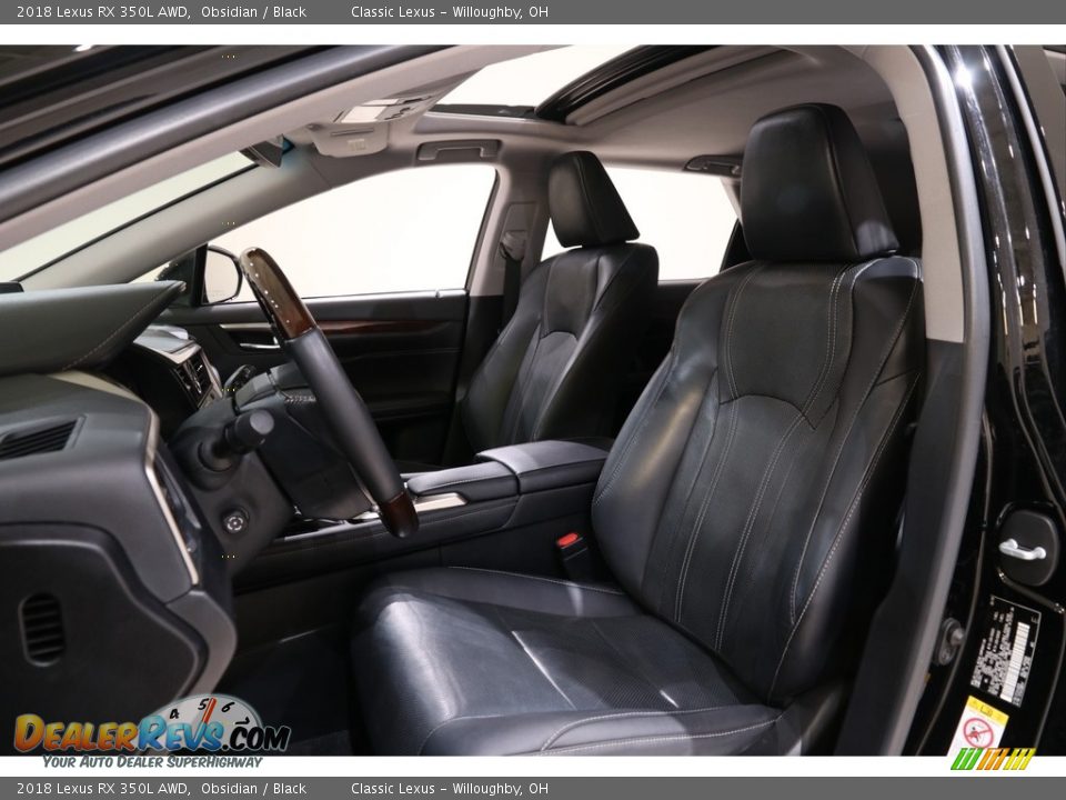 2018 Lexus RX 350L AWD Obsidian / Black Photo #7