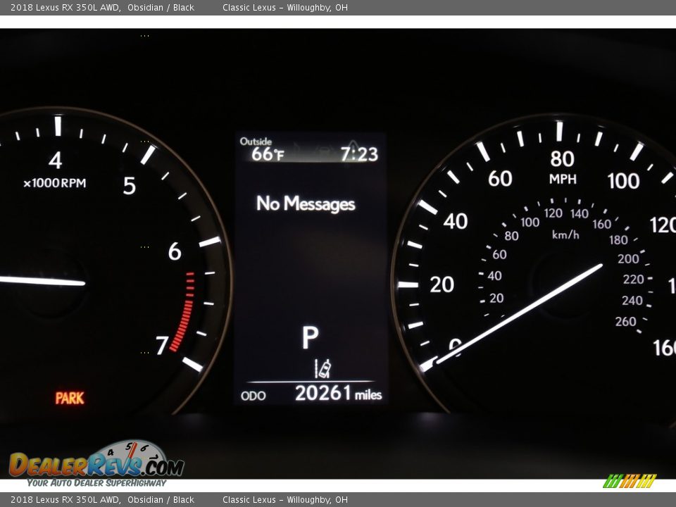 2018 Lexus RX 350L AWD Obsidian / Black Photo #11