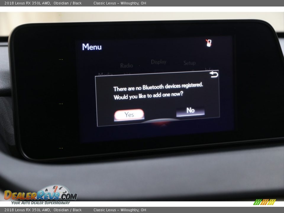 2018 Lexus RX 350L AWD Obsidian / Black Photo #19