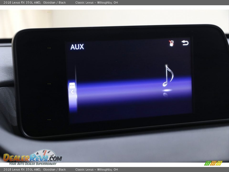 2018 Lexus RX 350L AWD Obsidian / Black Photo #21
