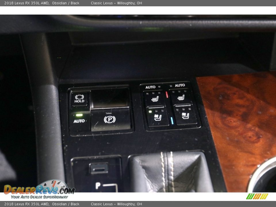 2018 Lexus RX 350L AWD Obsidian / Black Photo #23