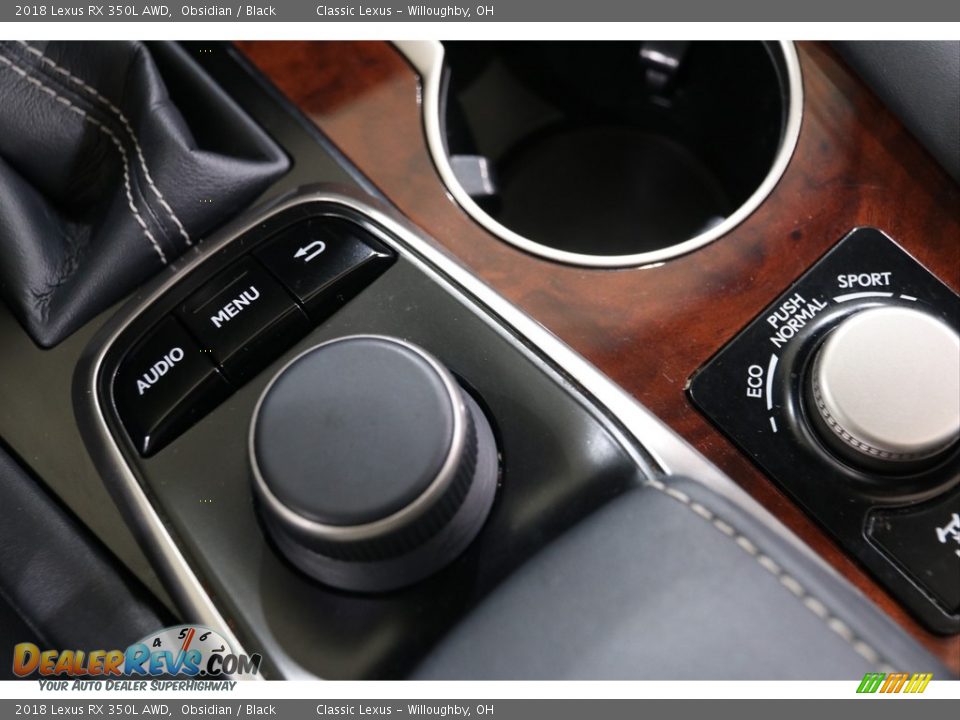 2018 Lexus RX 350L AWD Obsidian / Black Photo #25