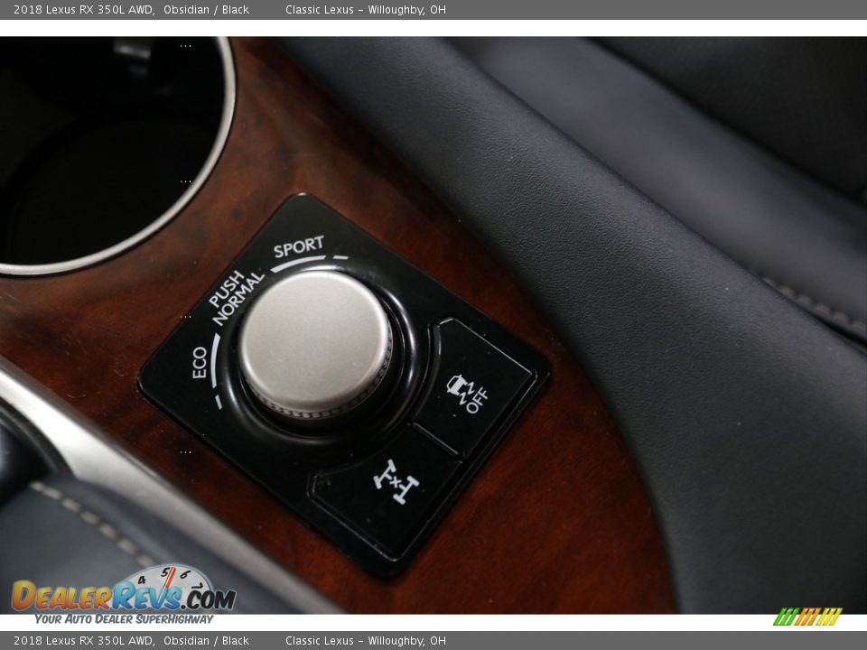 2018 Lexus RX 350L AWD Obsidian / Black Photo #26