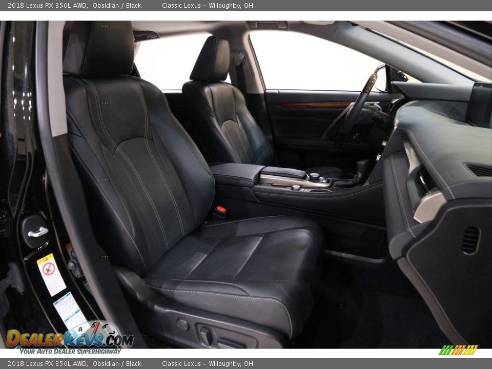 2018 Lexus RX 350L AWD Obsidian / Black Photo #27