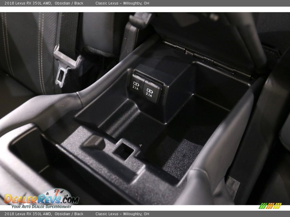 2018 Lexus RX 350L AWD Obsidian / Black Photo #31