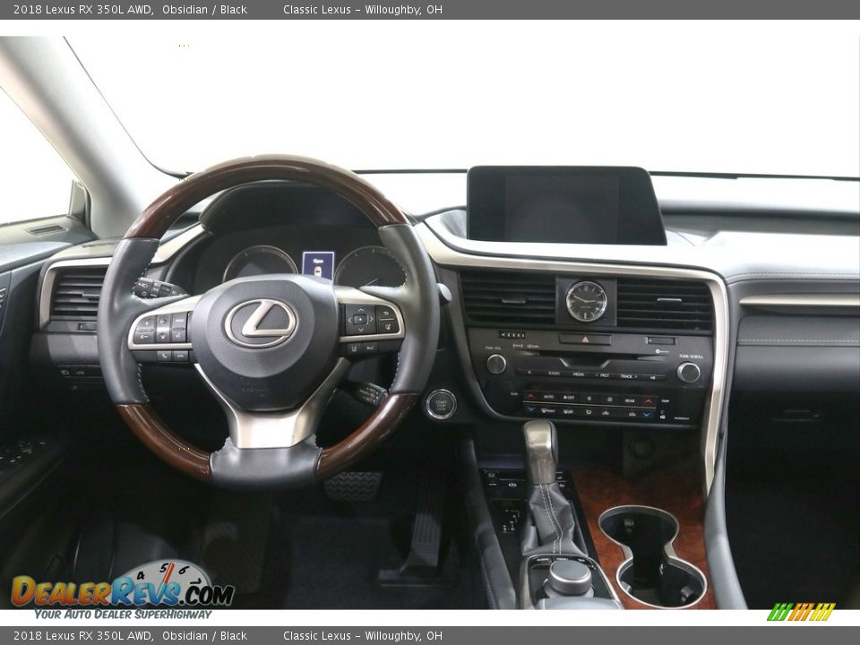 2018 Lexus RX 350L AWD Obsidian / Black Photo #32