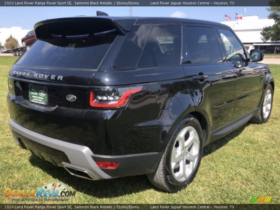 2020 Land Rover Range Rover Sport SE Santorini Black Metallic / Ebony/Ebony Photo #3