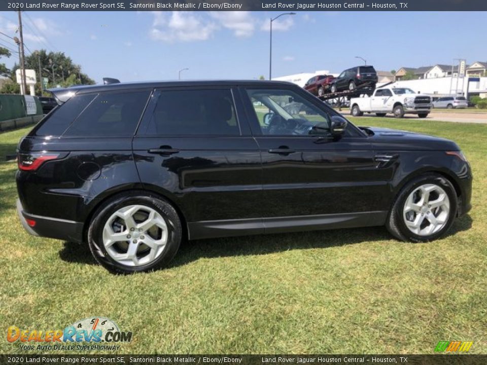 2020 Land Rover Range Rover Sport SE Santorini Black Metallic / Ebony/Ebony Photo #7