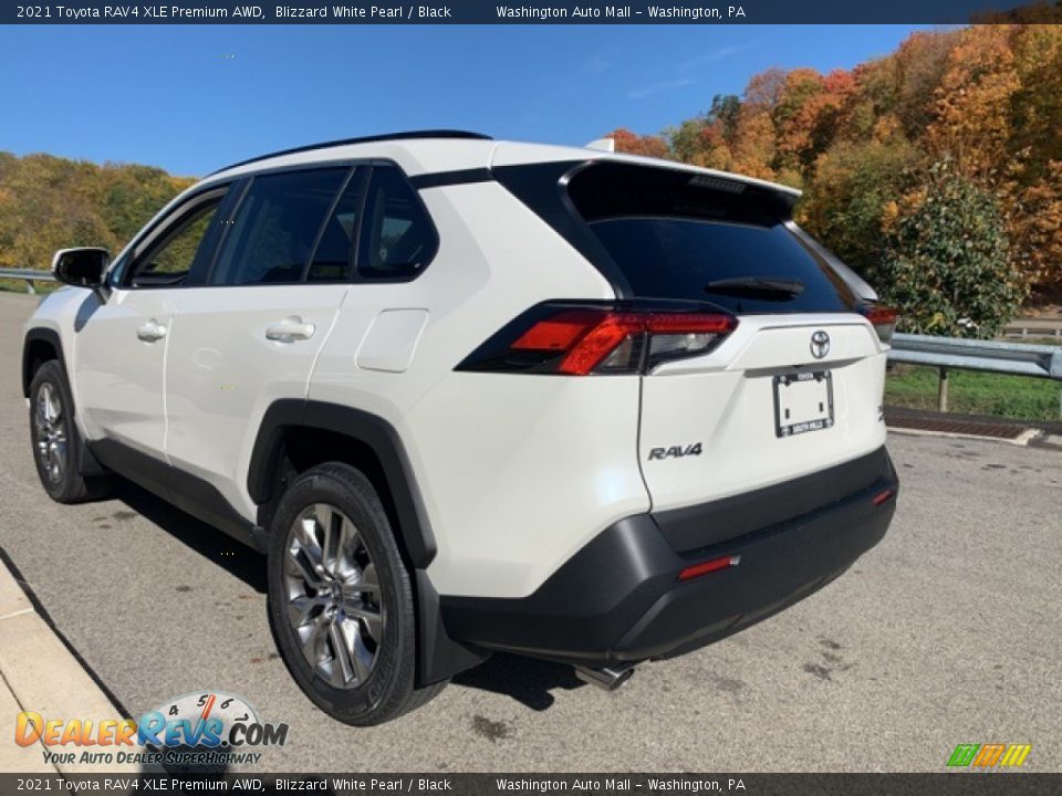 2021 Toyota RAV4 XLE Premium AWD Blizzard White Pearl / Black Photo #2