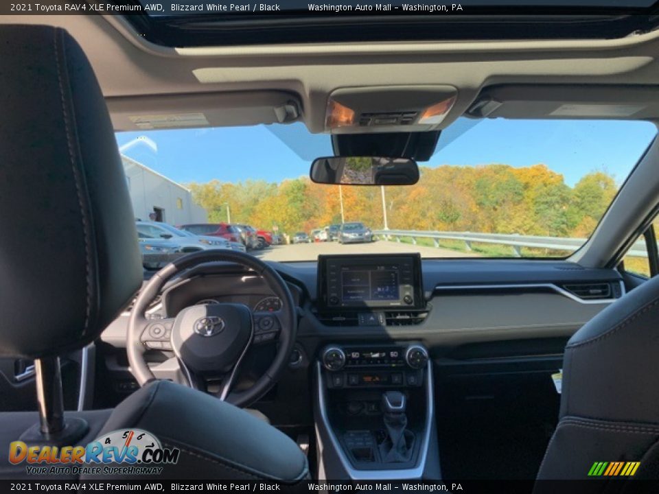 2021 Toyota RAV4 XLE Premium AWD Blizzard White Pearl / Black Photo #3