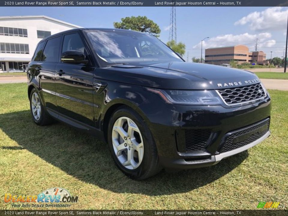 2020 Land Rover Range Rover Sport SE Santorini Black Metallic / Ebony/Ebony Photo #13