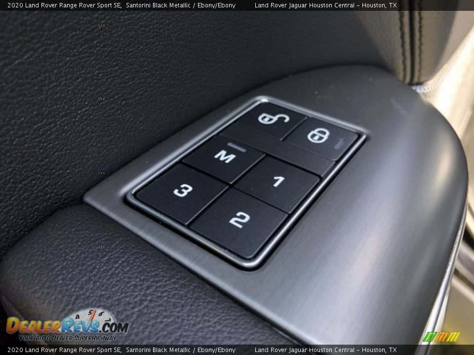 2020 Land Rover Range Rover Sport SE Santorini Black Metallic / Ebony/Ebony Photo #15