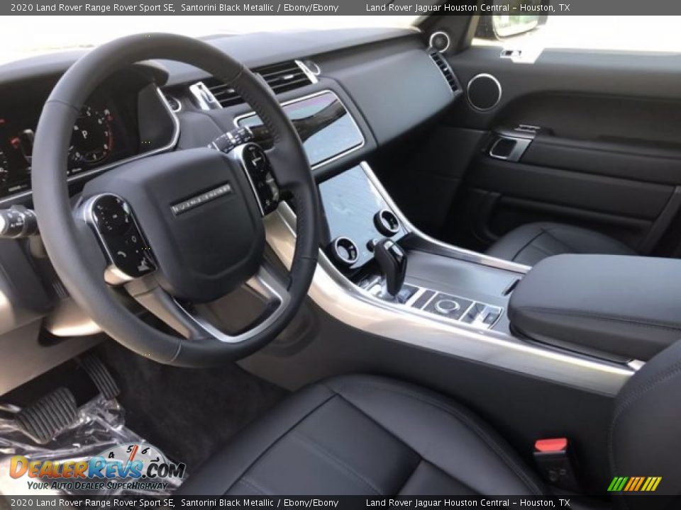 2020 Land Rover Range Rover Sport SE Santorini Black Metallic / Ebony/Ebony Photo #16
