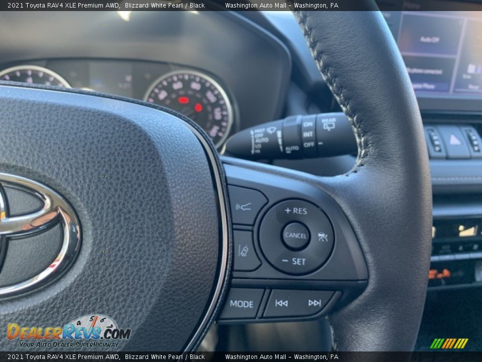 2021 Toyota RAV4 XLE Premium AWD Blizzard White Pearl / Black Photo #10