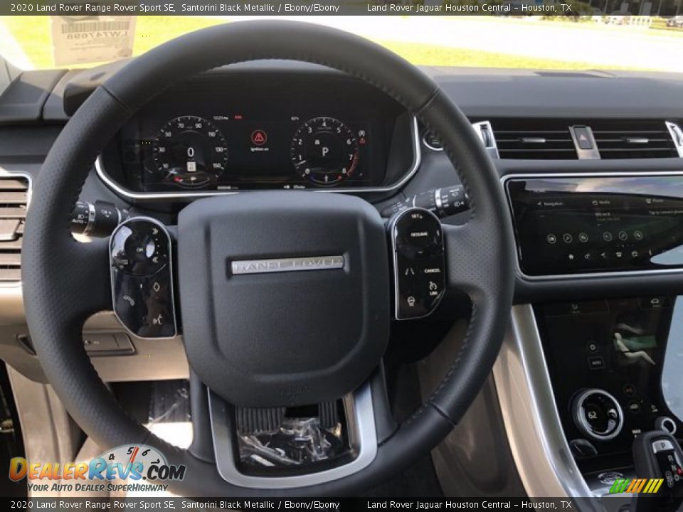 2020 Land Rover Range Rover Sport SE Santorini Black Metallic / Ebony/Ebony Photo #19