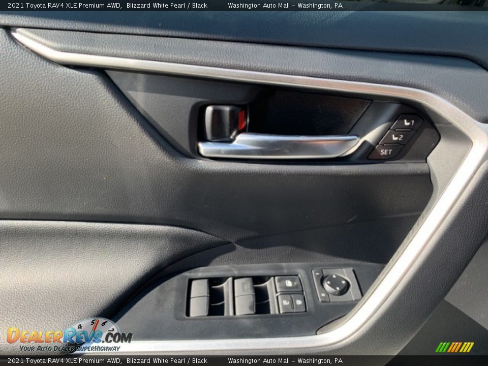 2021 Toyota RAV4 XLE Premium AWD Blizzard White Pearl / Black Photo #13
