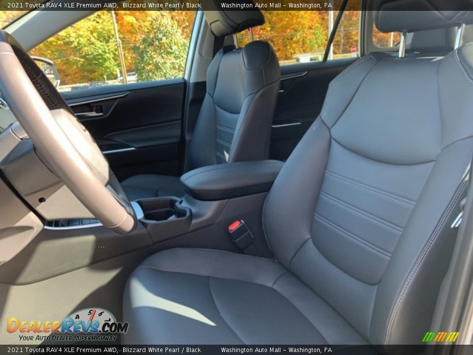 2021 Toyota RAV4 XLE Premium AWD Blizzard White Pearl / Black Photo #16